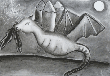 dragón a carboncillo